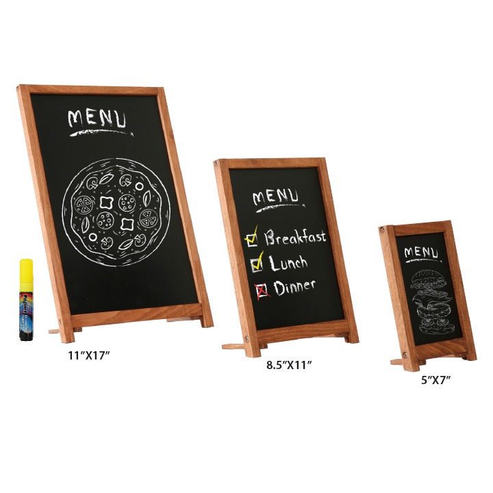 MT Displays | Counter Wood Chalk Frame