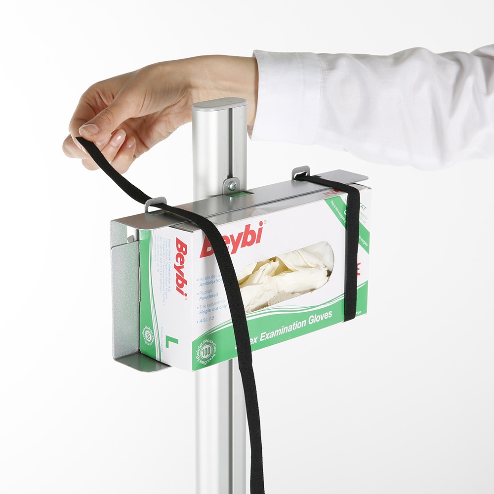 MT Displays | Floor Stand for Healthcare Dispensers in Box