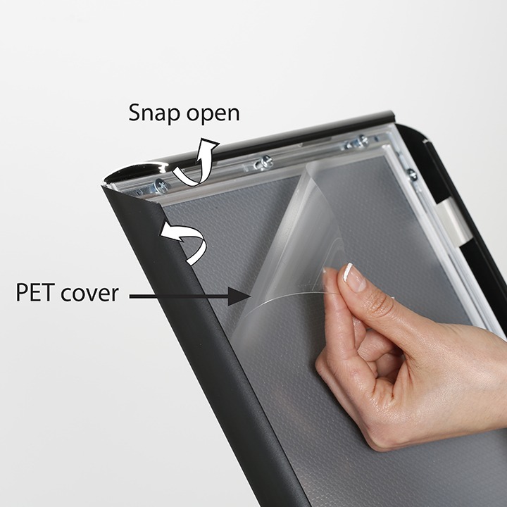 MT Displays | Telescoping Menuboard Snap Frame