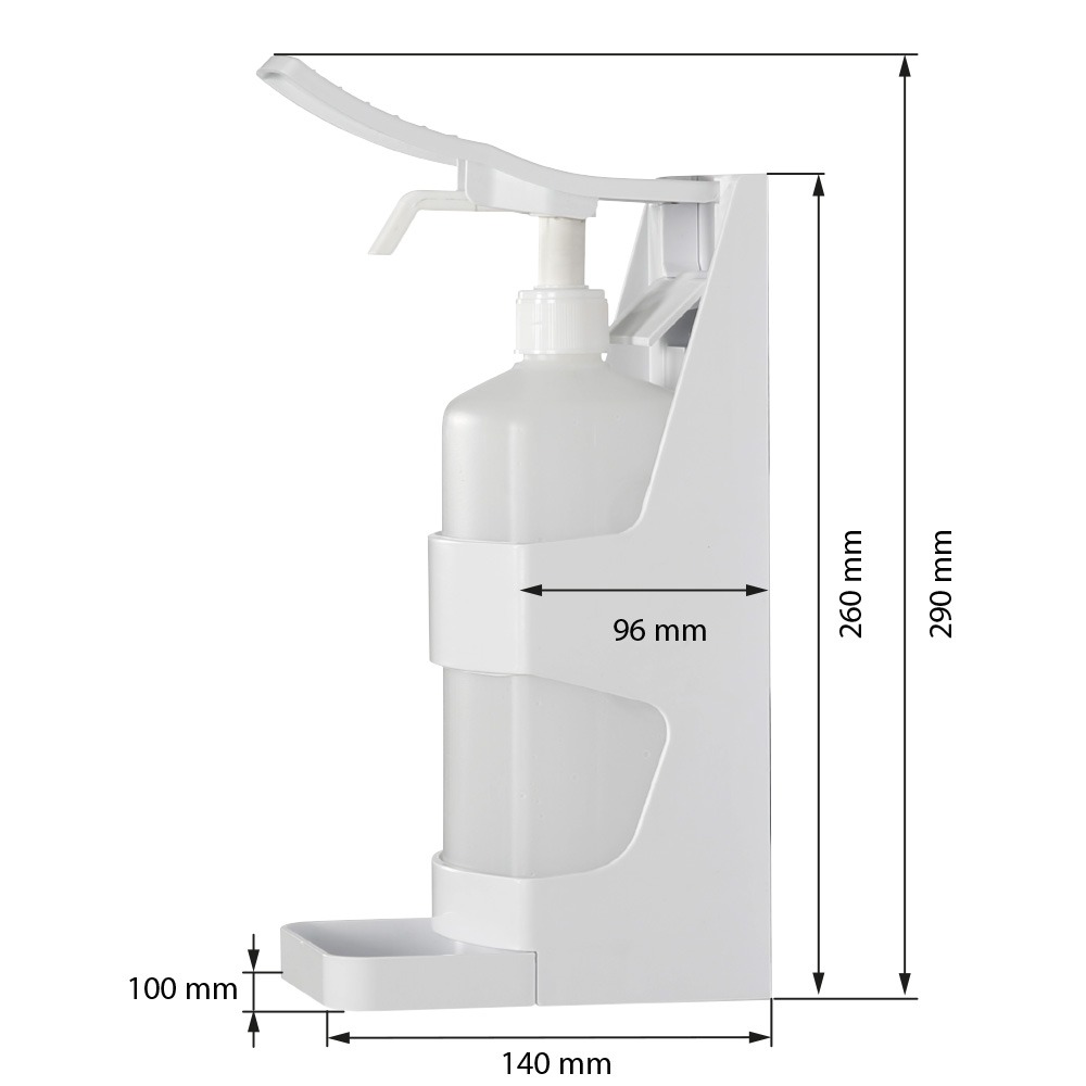 MT Displays | Tool Free Dispenser Vol2 For Wall And Glass Mounting