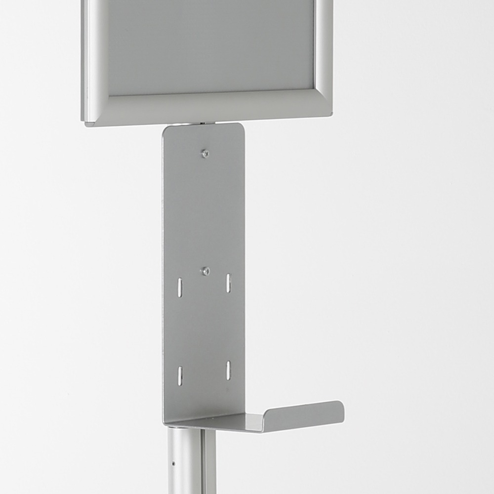 MT Displays | Floor Stand for Hand Sanitizer Dispensers with A3 Opti Frame