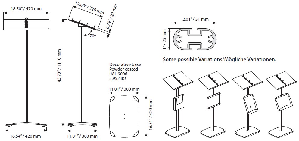 Folder Menuboard - MT Displays