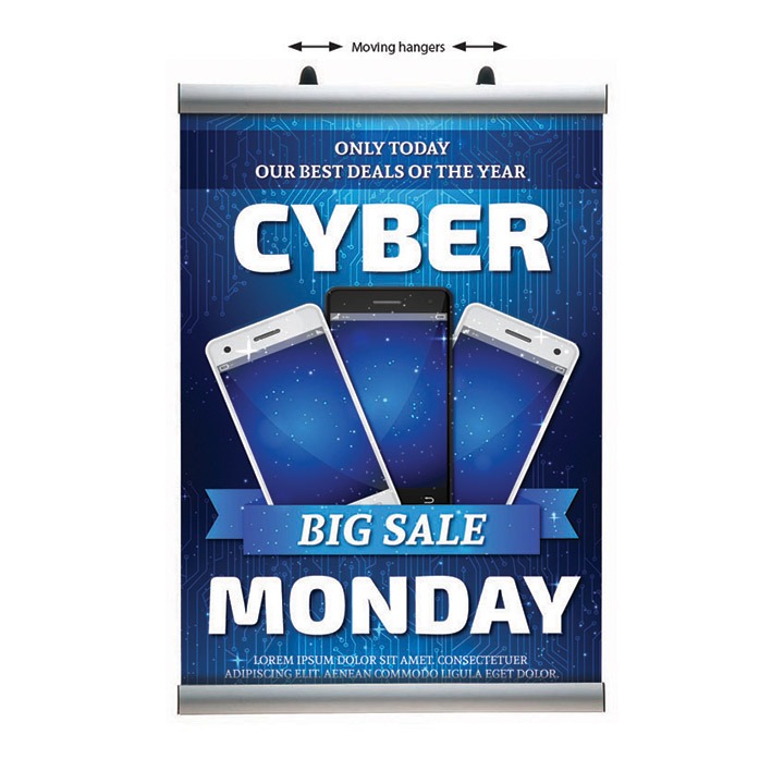 MT Displays | Poster Clamp 1.18″