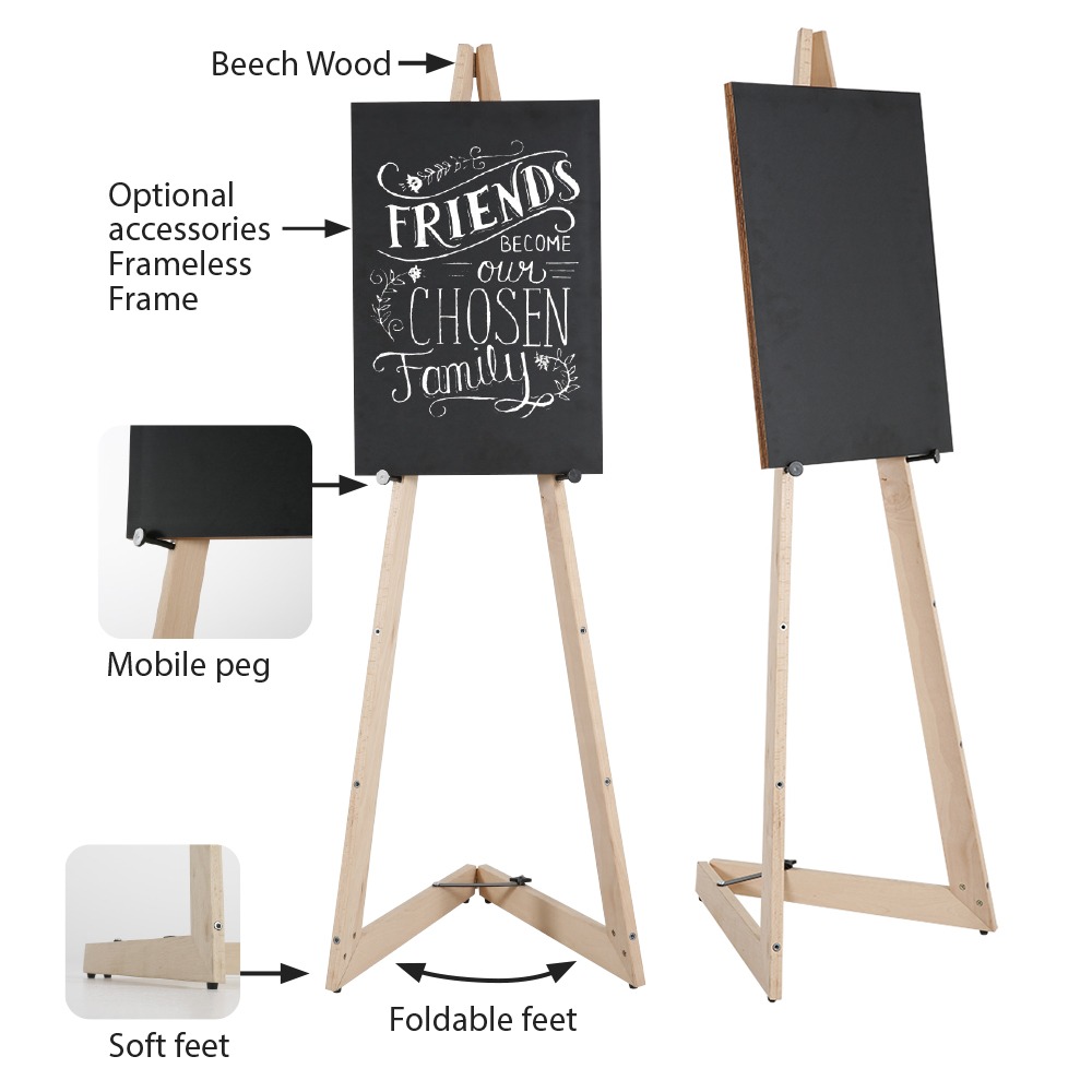 MT Displays | Wood Portable Easel