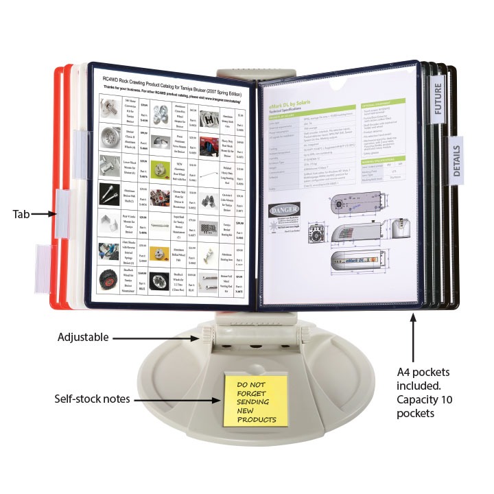 MT Displays | Adjustable  Reference Rack with Round Base