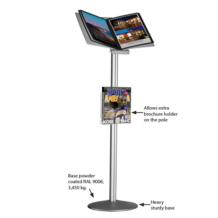 MT Displays | Floor Standing Reference Rack