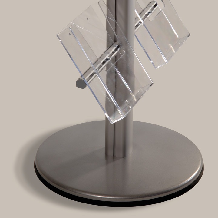 MT Displays | Free Standing Leaflet with Side Shelves