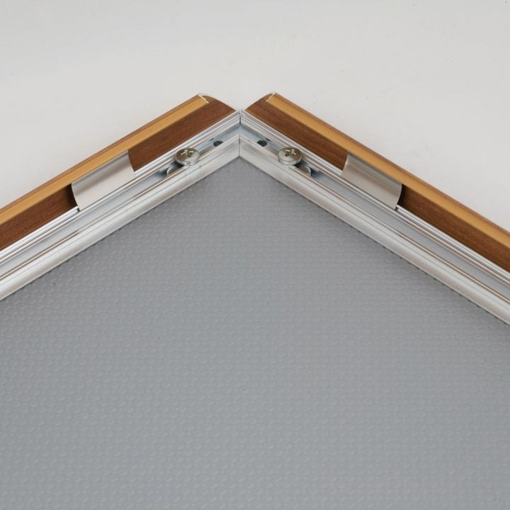 MT Displays | Snap Frame Wood Look Effect 1″