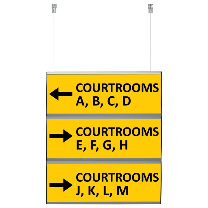 MT Displays | Wall Sign Double Sided